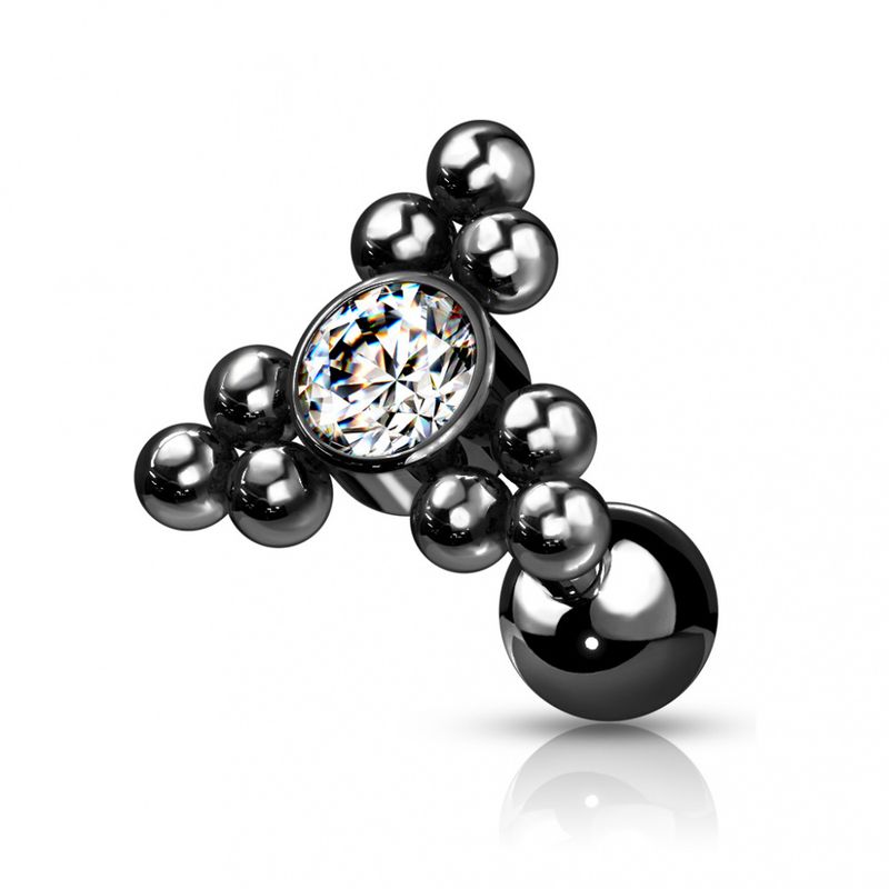 Lana Triangle Barbell Black
