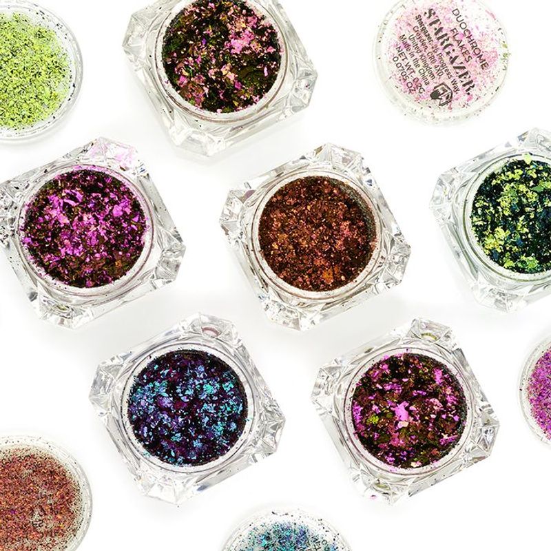 Duochrome Flakes Pink Copper