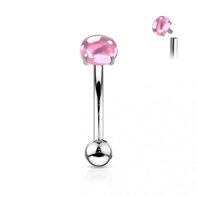 Main Image Glass Stone Bananabell Pink