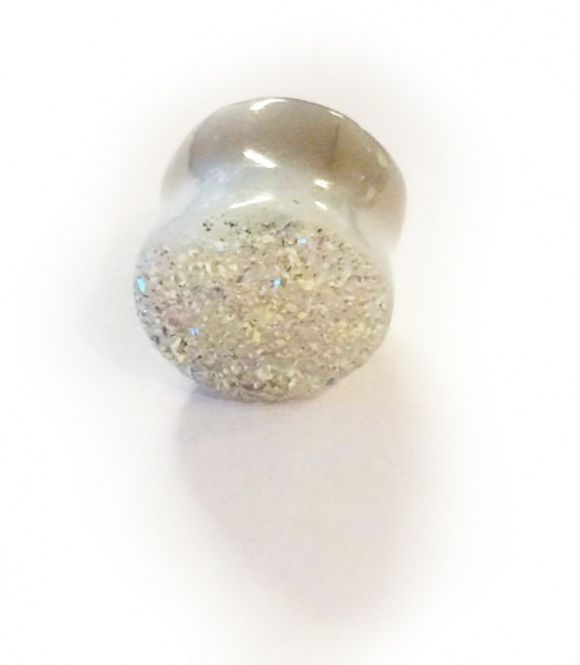 Main Image Snow Glitter Stone Plugg 16mm