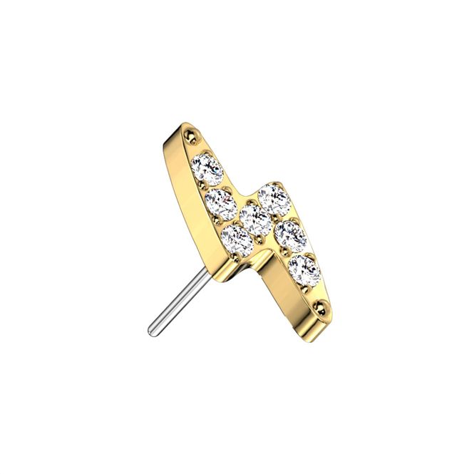 Hovedbillede Bolt Gem Push-fit Gold Clear