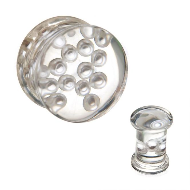 Huvudbild Resin flare white pearl plug ...