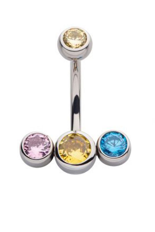 Pride Belly Ring Jewels Pansexual
