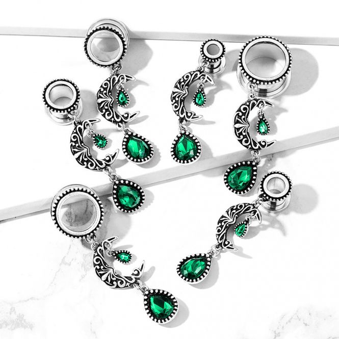 Hovedbillede Filigree Moon with Emerald ...