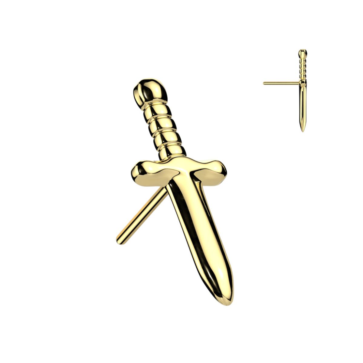 Dagger Push-fit Gold