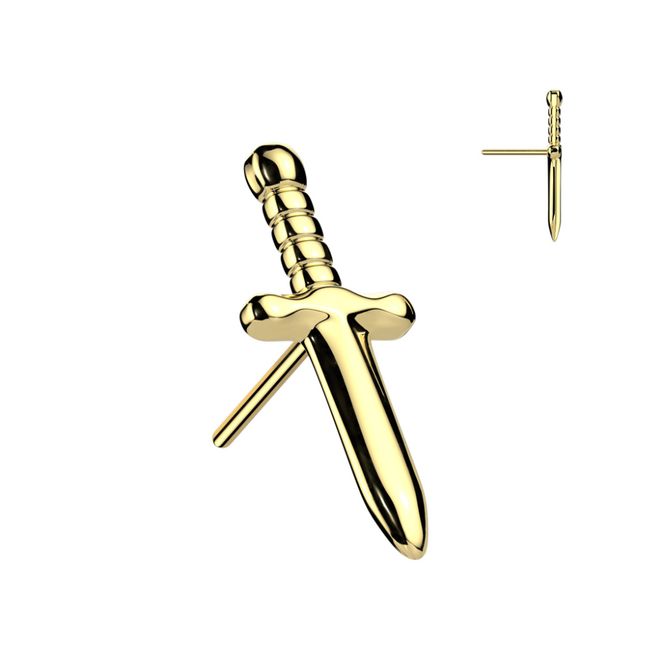 Hovedbilde Dagger Push-fit Gold