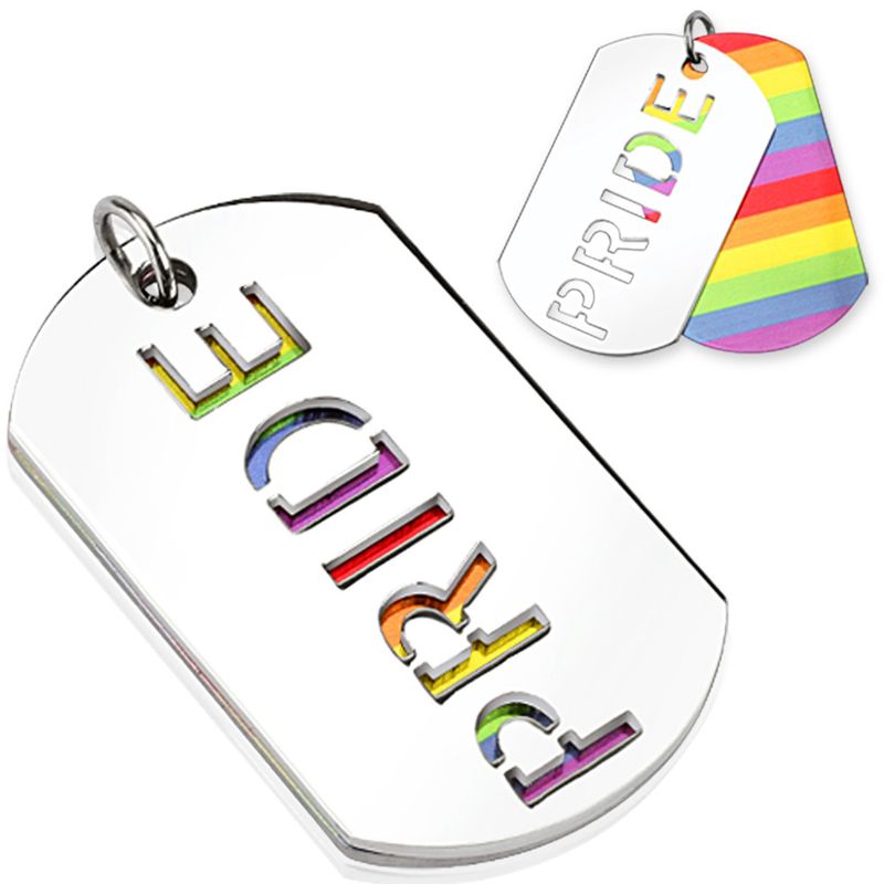 Pride Double Dogtag