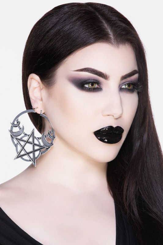 Moonlit Hoop Earrings