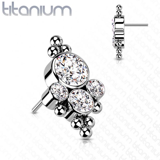 Hovedbillede Paw Tiara Push-fit Clear