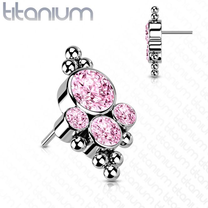 Hovedbillede Paw Tiara Push-fit Pink