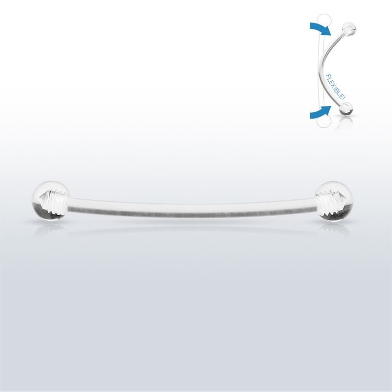 Acrylic Barbell Flexible