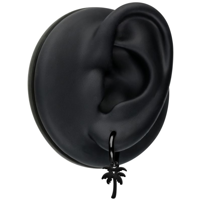 Little Palm Hoops Black