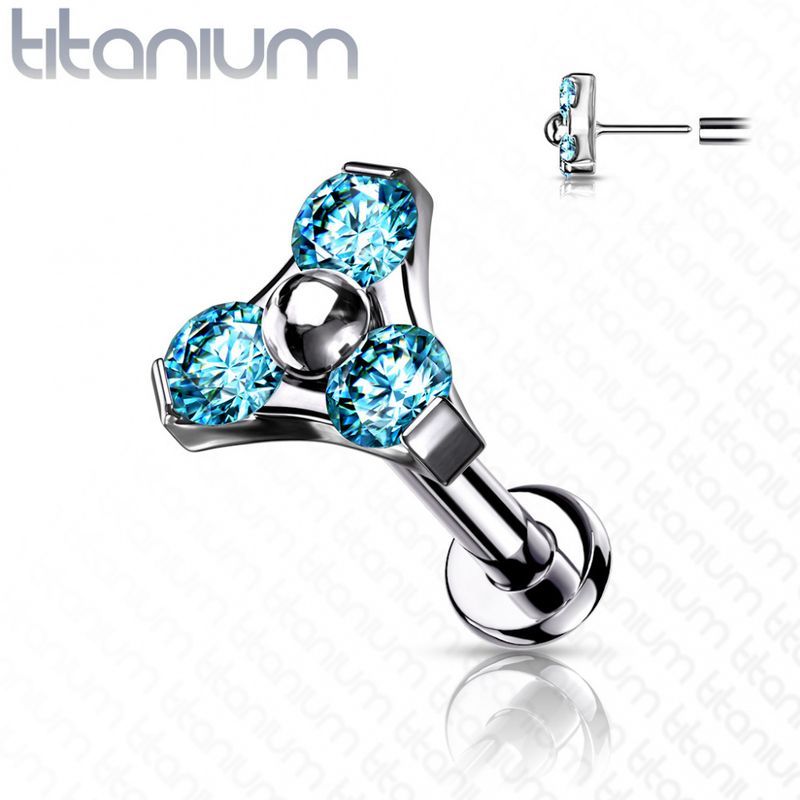 Triangle Push-fit Sky Blue