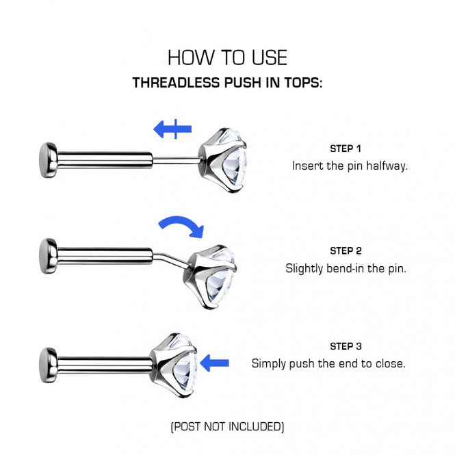 Huvudbild Push-fit Threadless Labret