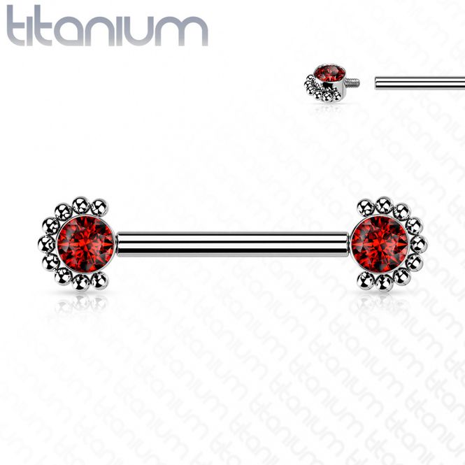 Hovedbillede Sana Nipple Barbell Red