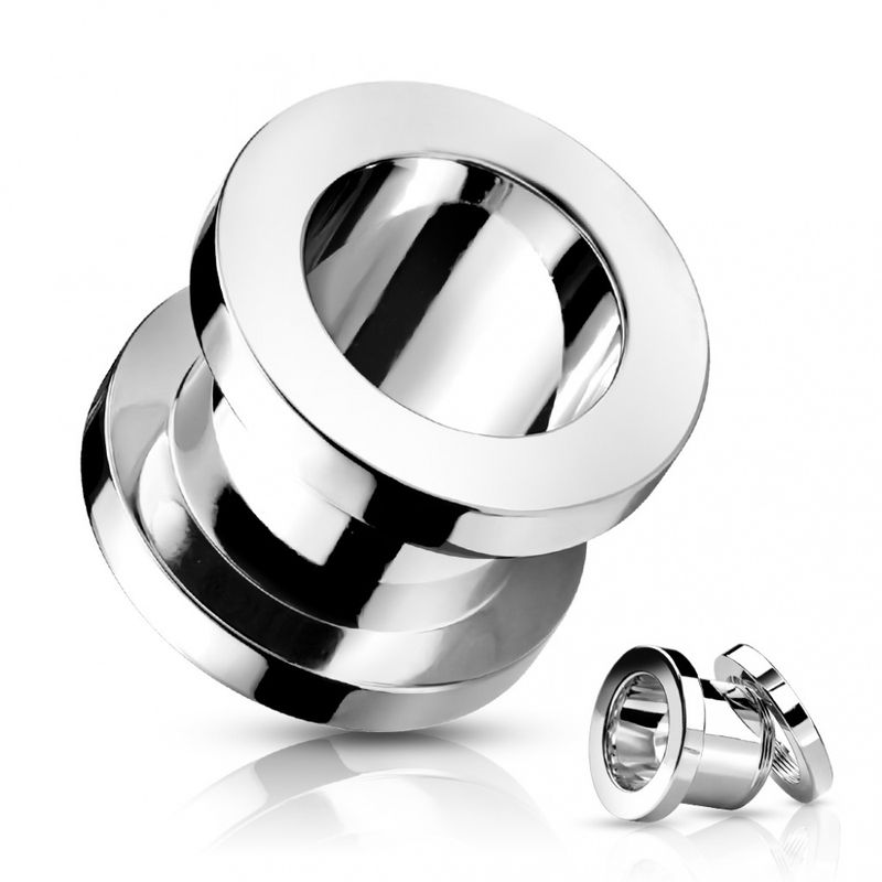 Classic Screw-fit Surgical Steel Tunnel