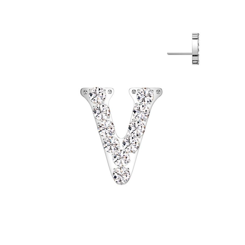 Crystal Letter V