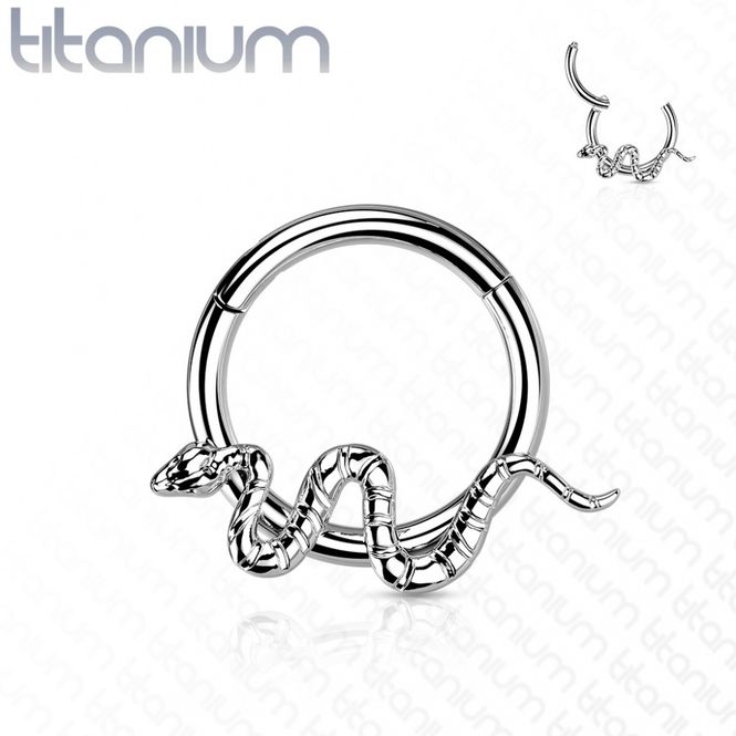 Main Image Snake Hinged Ring
