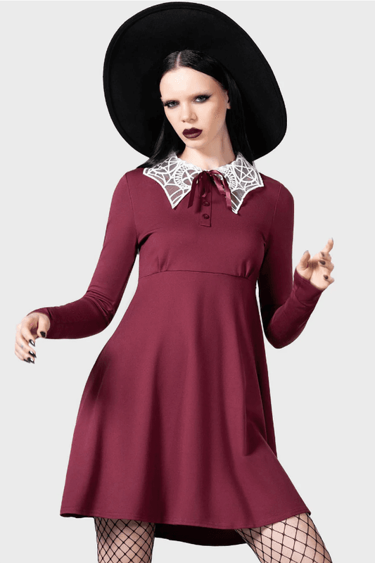 Charmed School Dress [Crimson]