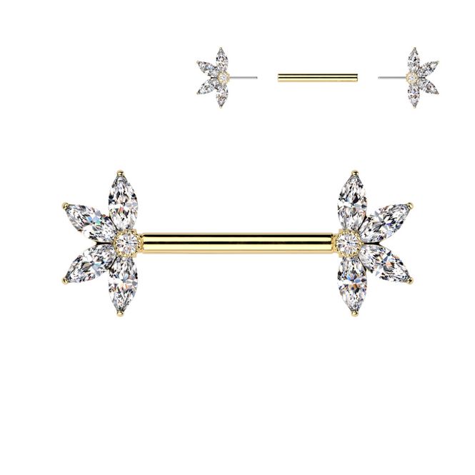 Hovedbilde Dahlia Push-fit Nipple Bar ...