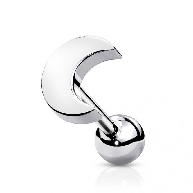 Huvudbild Flat Moon Barbell Silver 