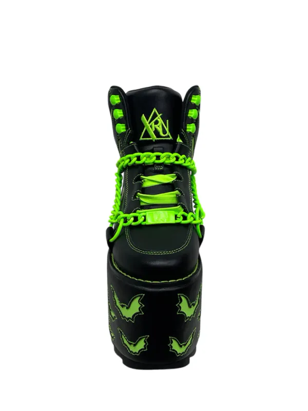 Qozmo Chain Bat - Black/Green Glow