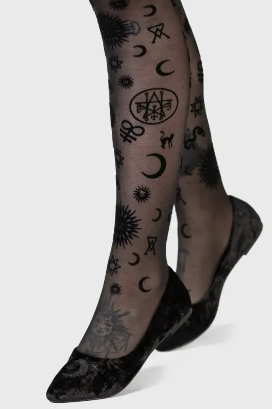 Lunanite Velvet Flats