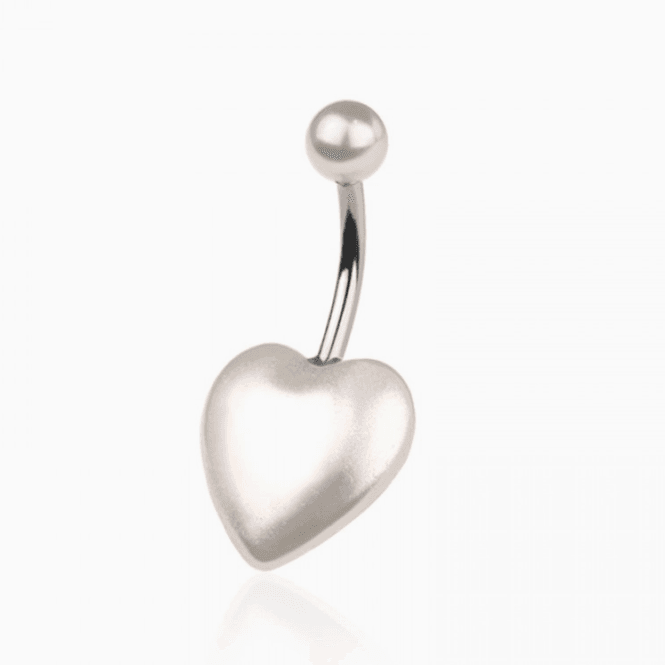 Main Image Heart Pearl Belly Ring 