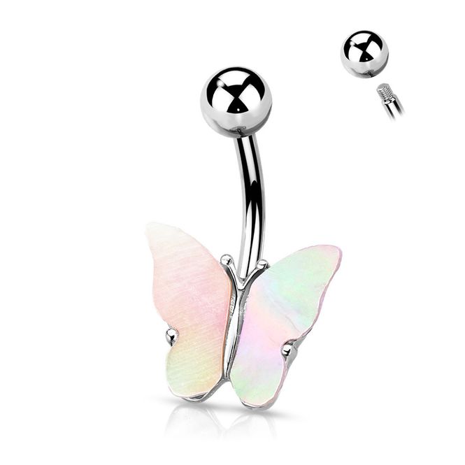 Hoofdbeeld Shell Butterfly Belly Ring ...
