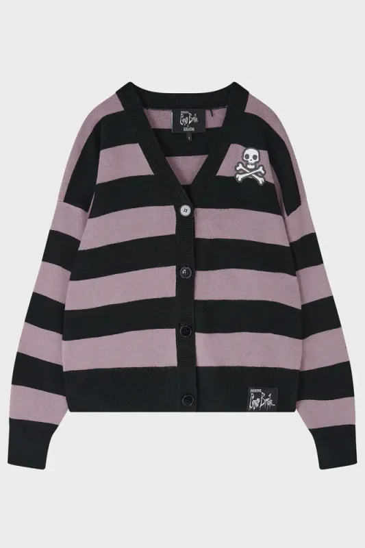 Crossbones Knit Cardigan