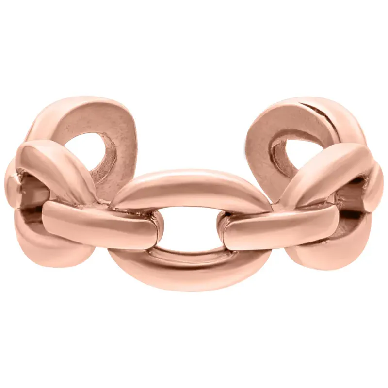 Fake Ear Cuff Chain Rose Gold