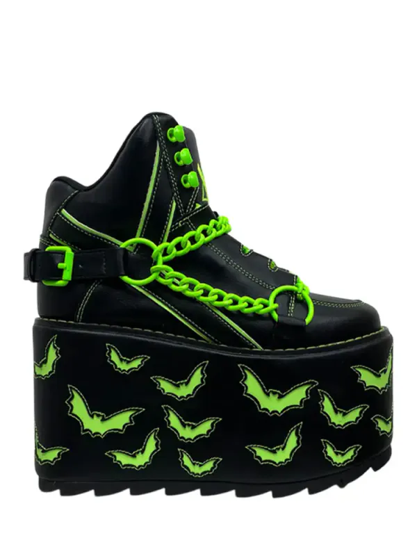 Qozmo Chain Bat - Black/Green Glow