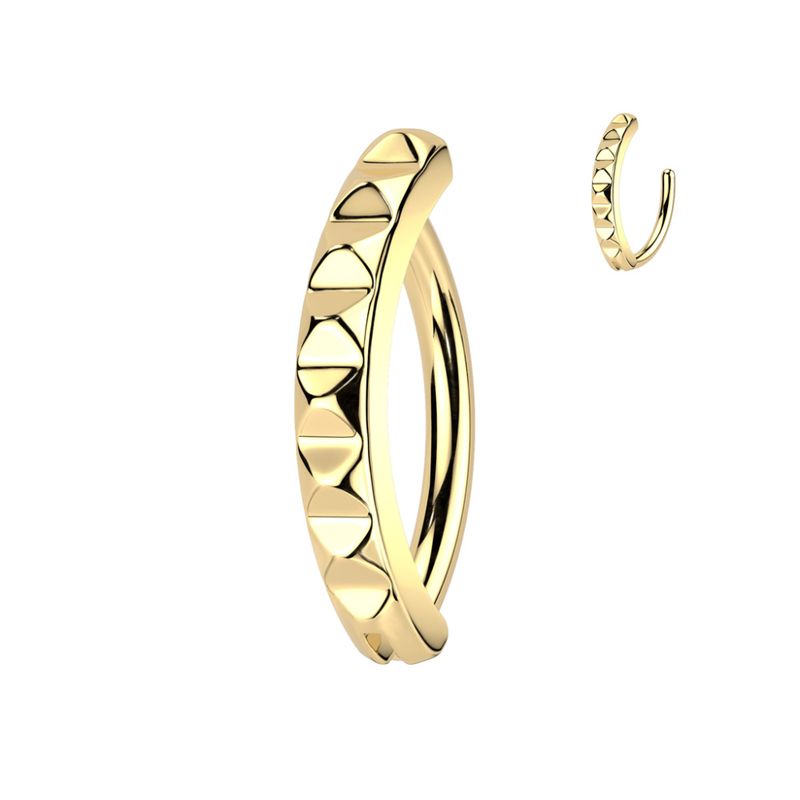 Sylvia Punk Belly Ring Gold