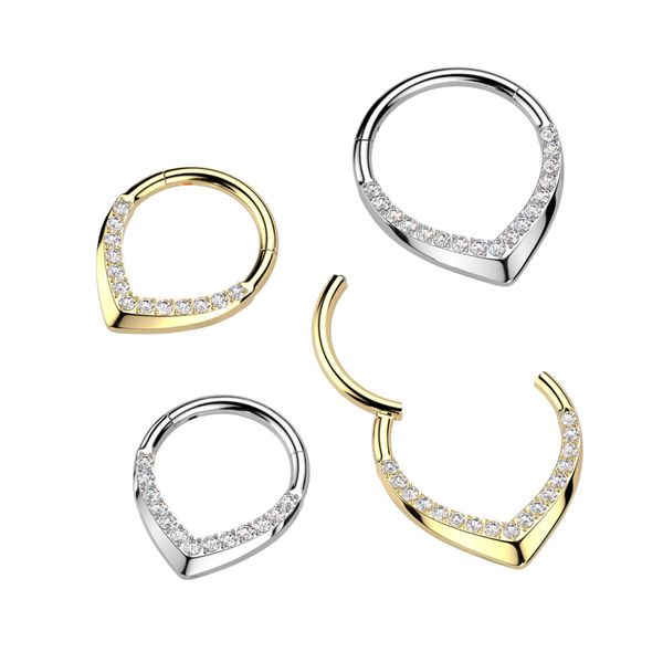 Hovedbilde Cheryl Crystal Hinged Ring ...