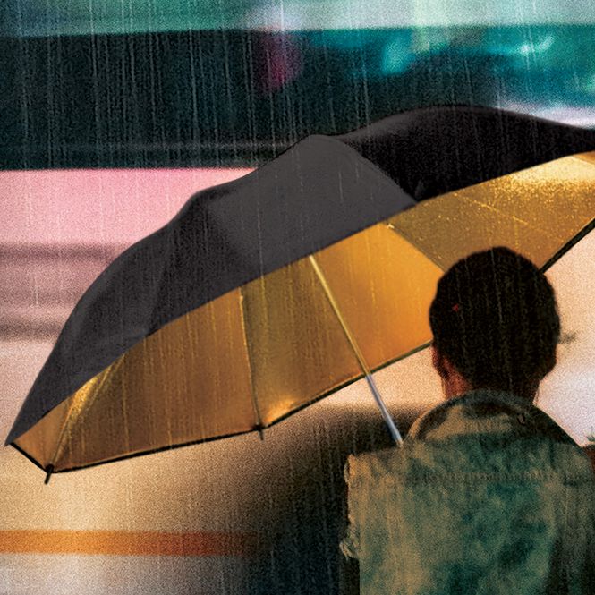 Hovedbilde Black & Gold Umbrella