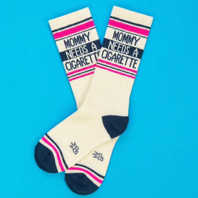 Main Image Mommy Needs A Cigarette Socks