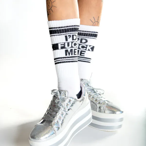 Hovedbilde I'd Fuck Me Gym Crew Socks