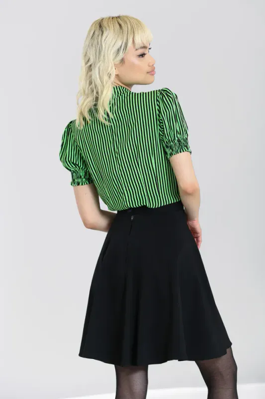 Humbug Blouse Neon Green