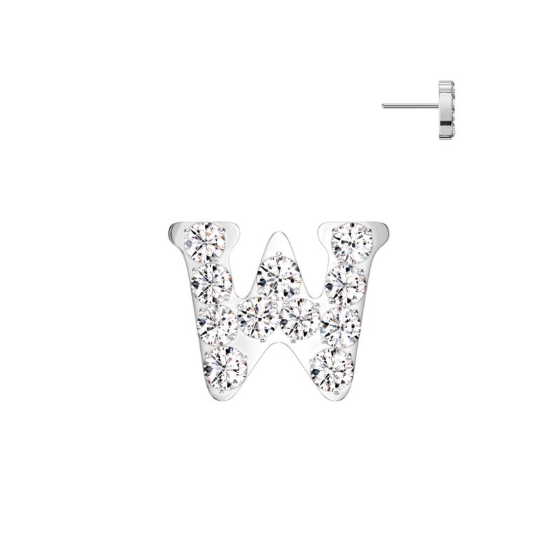 Crystal Letter W