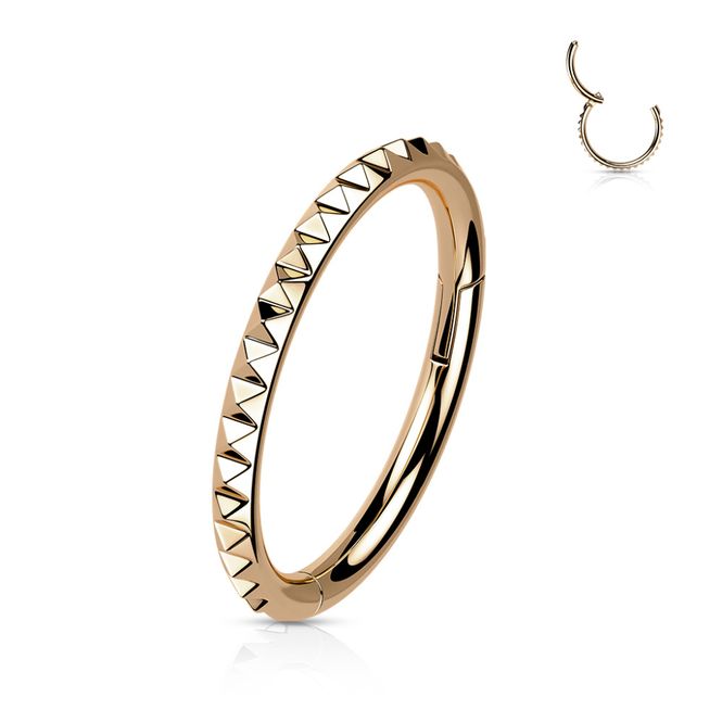 Hovedbilde Punk Hinged Ring Rose Gold