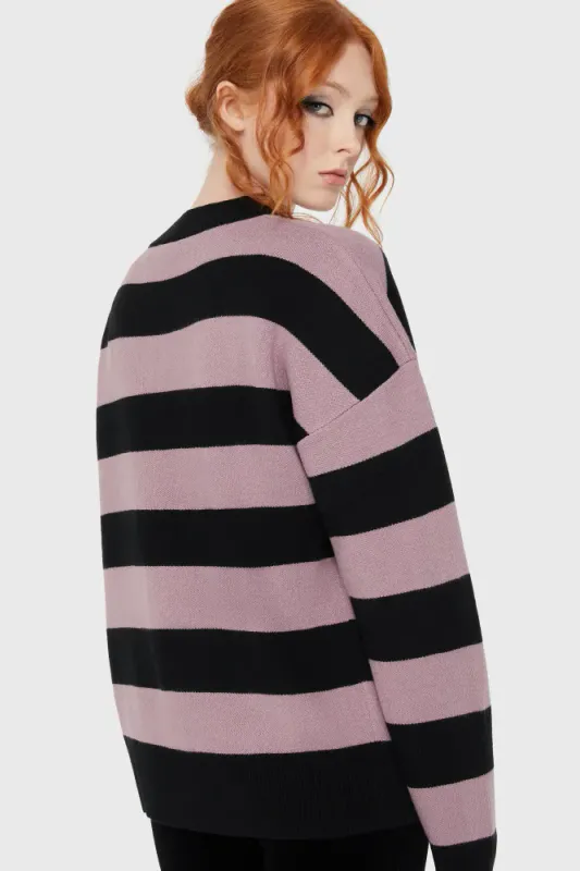 Crossbones Knit Cardigan