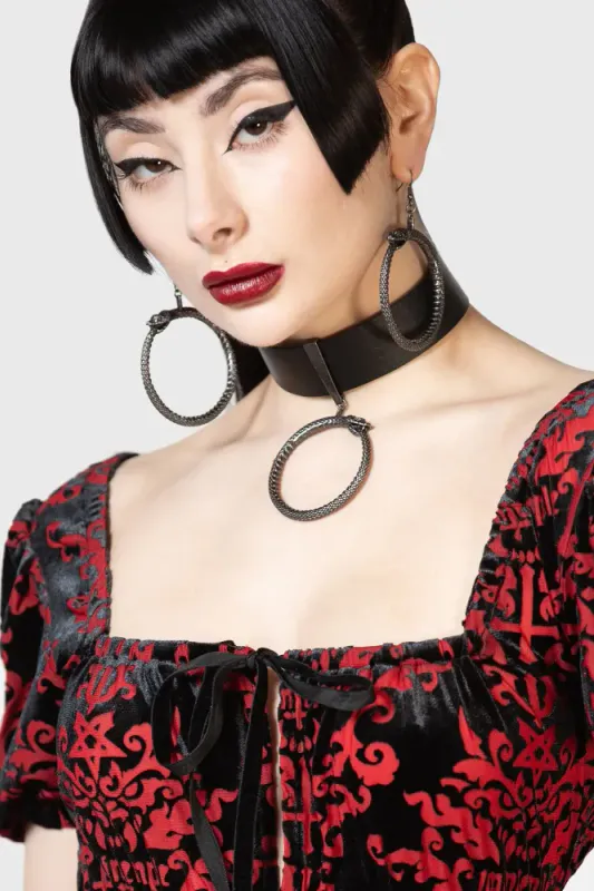 Ouroborous Curse Earrings