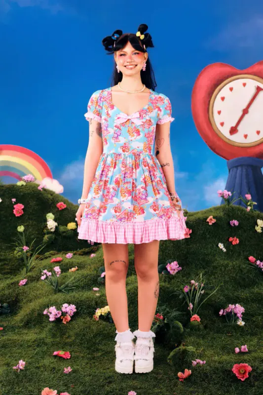 Picnic Bear Mini Dress
