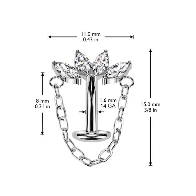 Hoofdbeeld Floating Belly Piercing ...
