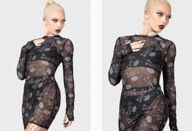 Huvudbild Clown Tears Bodycon Dress
