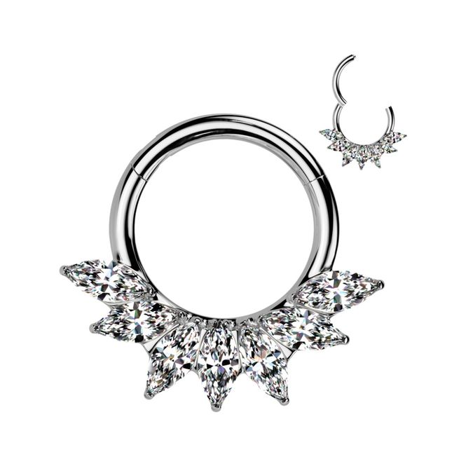 Main Image Queen Dahlia Hinged Ring ...