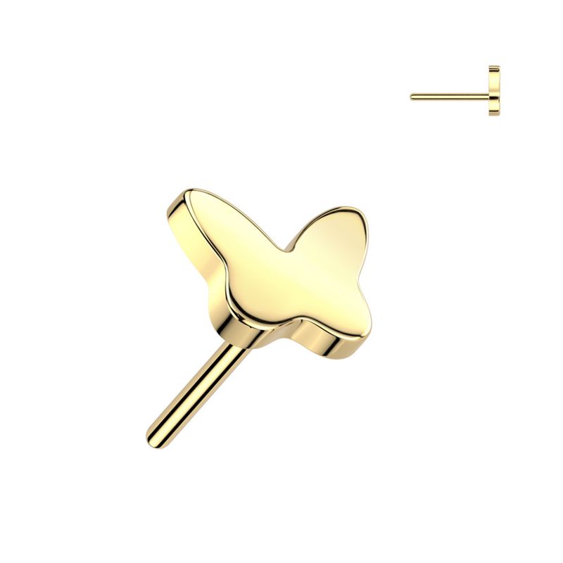 Small Butterfly Push-fit Gold