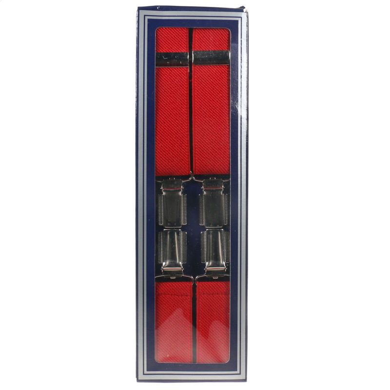 Blood Red suspenders Wide