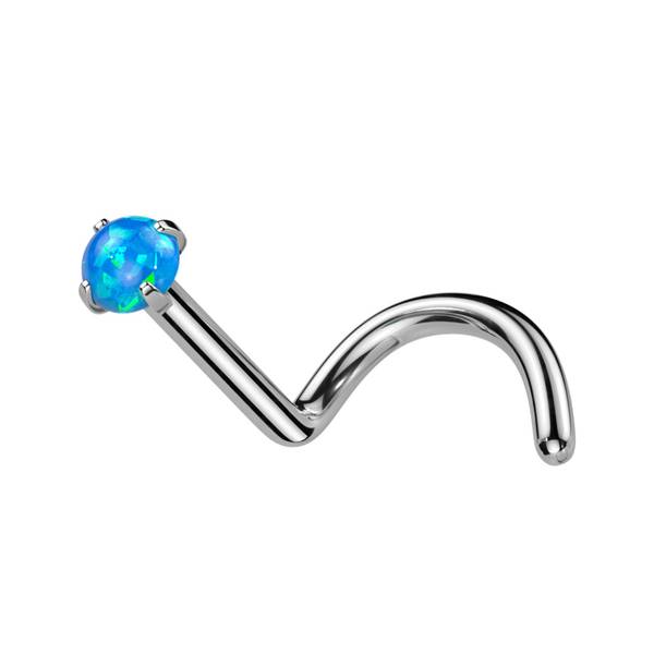 Bilde av Sia Opal Nose Screw Blue