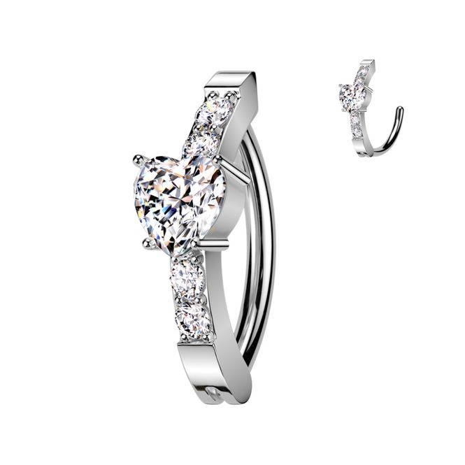 Hovedbillede Sylvia Heart Belly Ring
